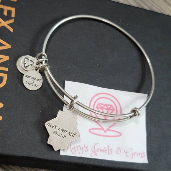 Alex and Ani Amour Bangle Bracelet - Picture 3 of 3